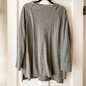 Comfy grey sweater for fall or winter